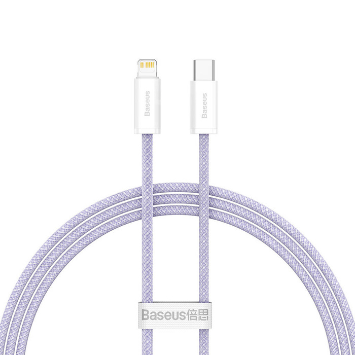 Baseus Dynamic 2 Series kabel do szybkiego ładowania USB-C - Lightning 20W 480Mb/s 1m fioletowy