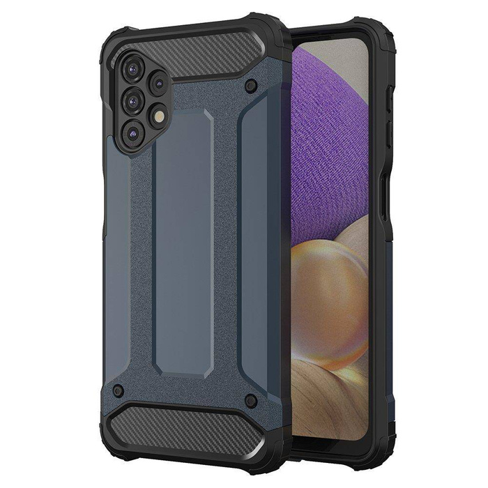 ETUI Hybrid Armor pancerne hybrydowe etui pokrowiec Samsung Galaxy A73 niebieski CASE