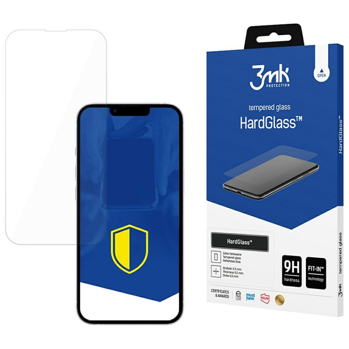 Szkło hartowane 3MK HardGlass do Apple  iPhone 16E